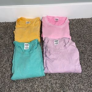 Victoria secret pink long sleeve T-shirt lot